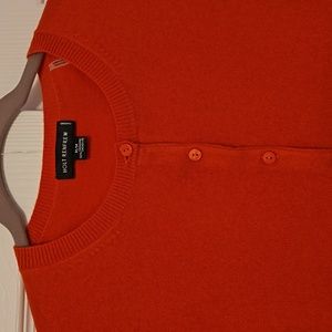 Orange Holt Renfrew Cashmere Cardigan
